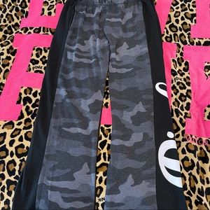 💗 VS PINK 💗 Boyfriend Pants Blue Gray Camo Large